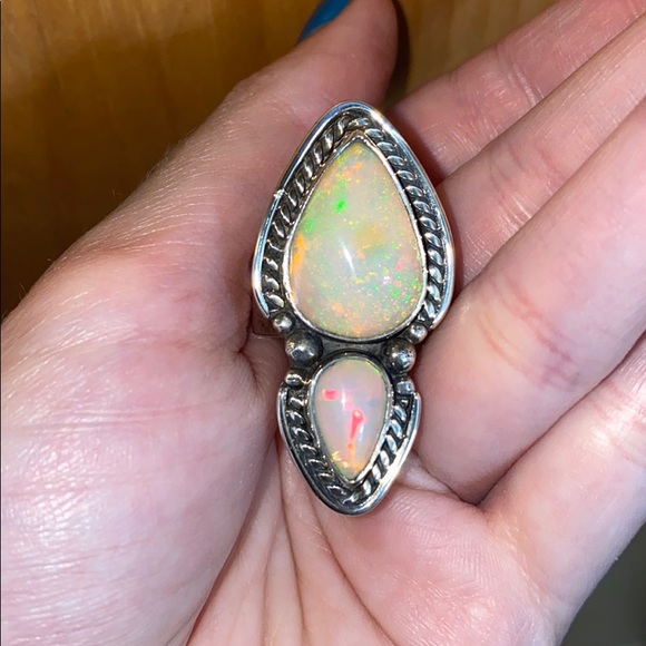 NEW OOAK Ethiopian Opal Ring - Picture 5 of 12